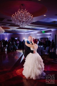 Love Ever More wedding photographer bride groom dance windsor ballroom nj