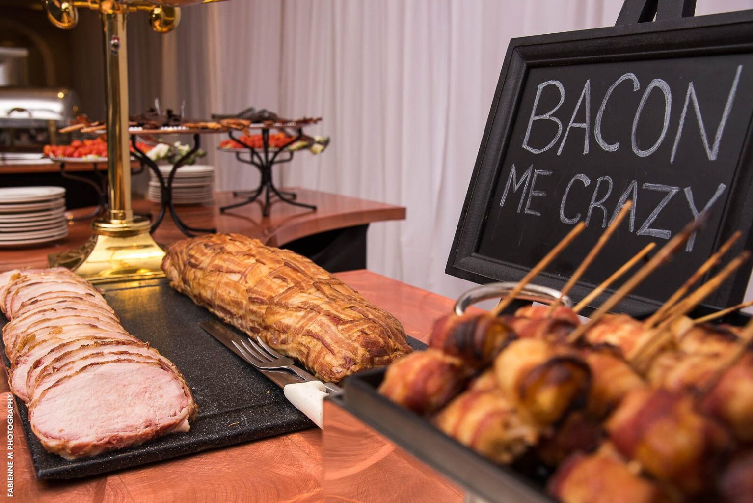 Bacon Me Crazy Wedding Food Station